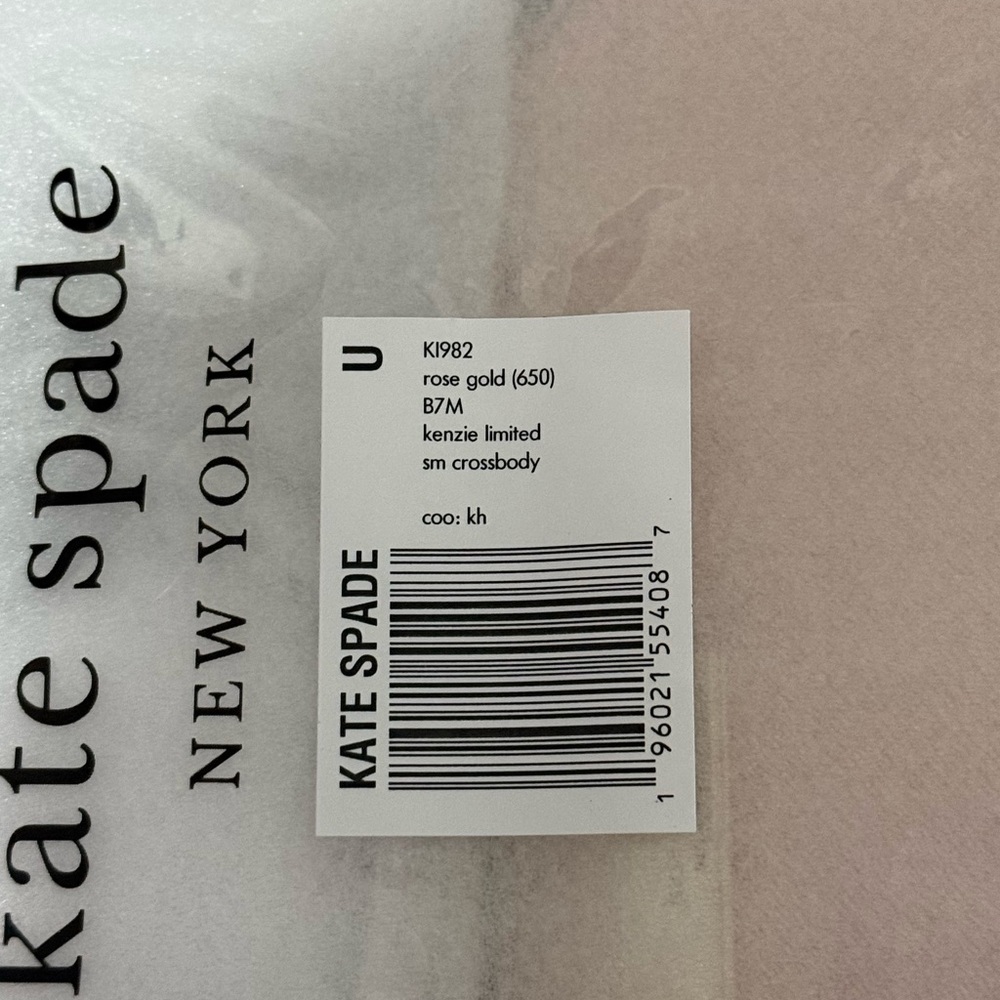 HP 12/29 NWT Kate Spade Kenzie Limited Edition Metallic Mini Crossbody Rose Gold - Picture 8 of 9